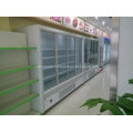 Two Sliding Rubber Door Display Cold Drink Refrigerator